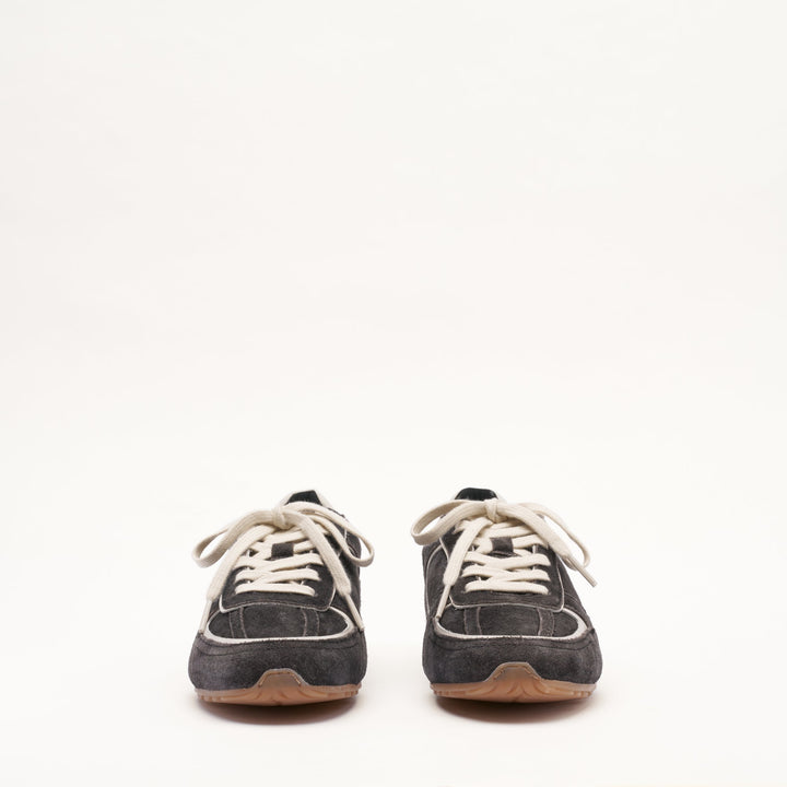 MALLET Acton Women's Black Suede Sneakers