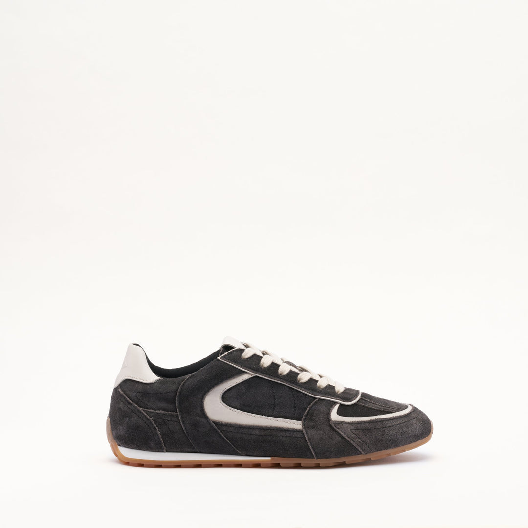 MALLET Acton Women's Black Suede Sneakers