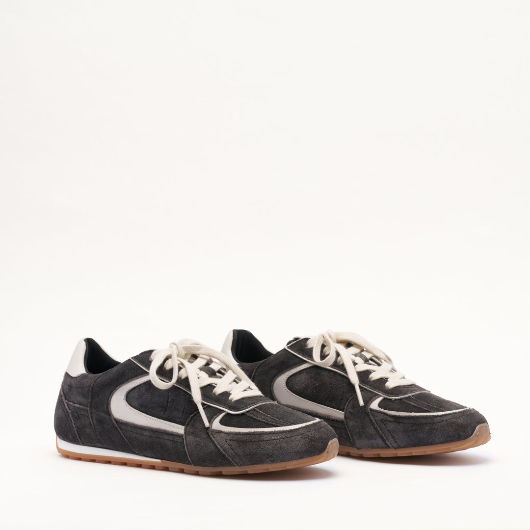 MALLET Acton Women's Black Suede Sneakers