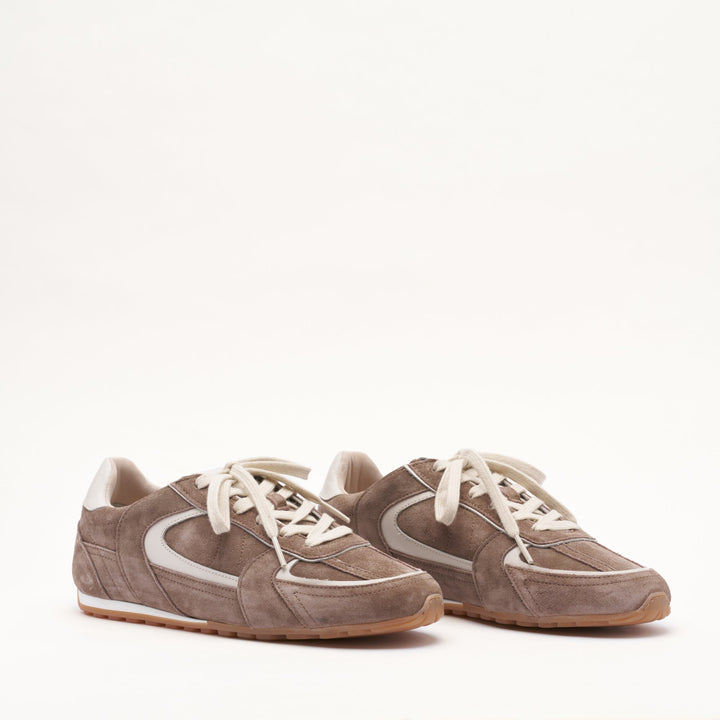 MALLET Acton Women's Brown Suede Sneakers
