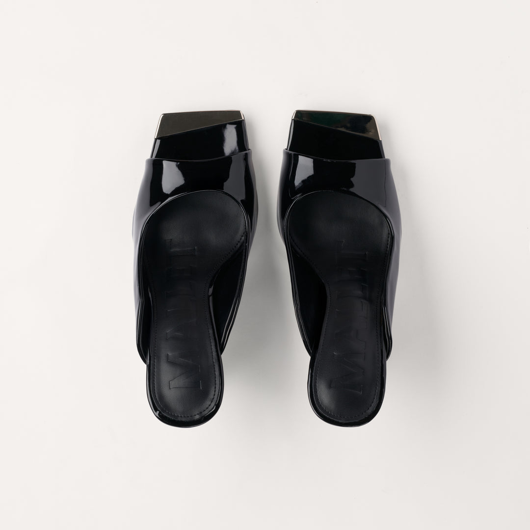 Amber Zwart Lak Dames