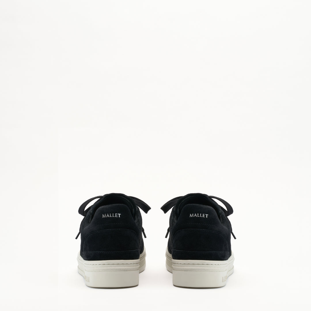 MALLET Barnsley Men's Black Suede Sneakers
