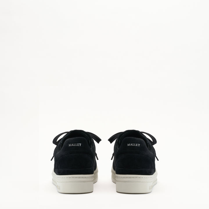 MALLET Barnsley Men's Black Suede Sneakers