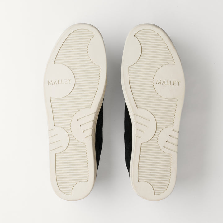 MALLET Barnsley Men's Black Suede Sneakers