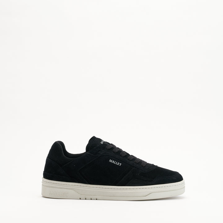 MALLET Barnsley Men's Black Suede Sneakers