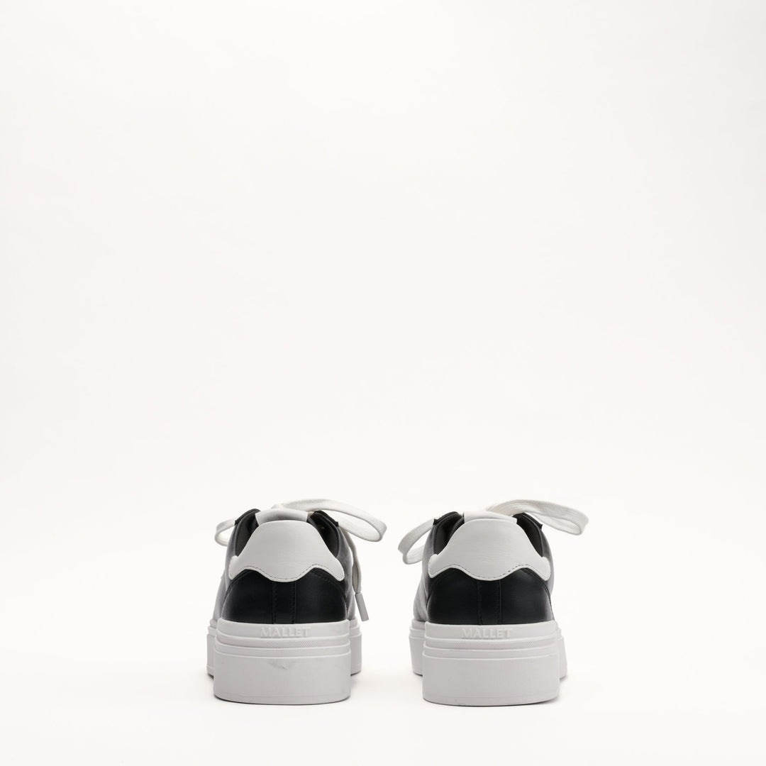 MALLET Bloomsbury Women's Black Leather Sneakers