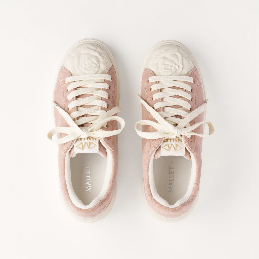 MALLET Bloomsbury Women's Pink Suede Sneakers
