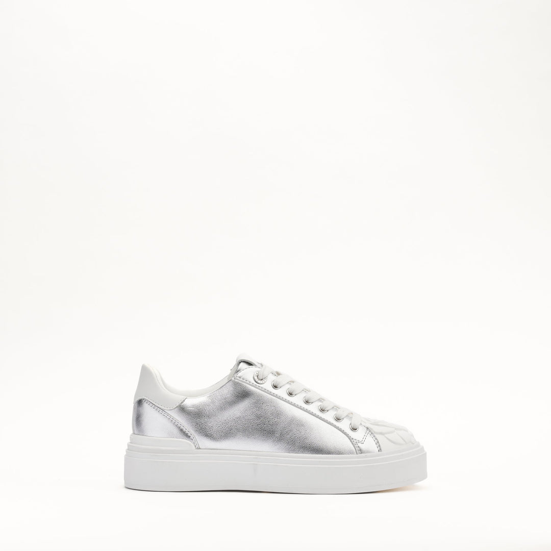 MALLET Bloomsbury Women's Silver Leather Sneakers