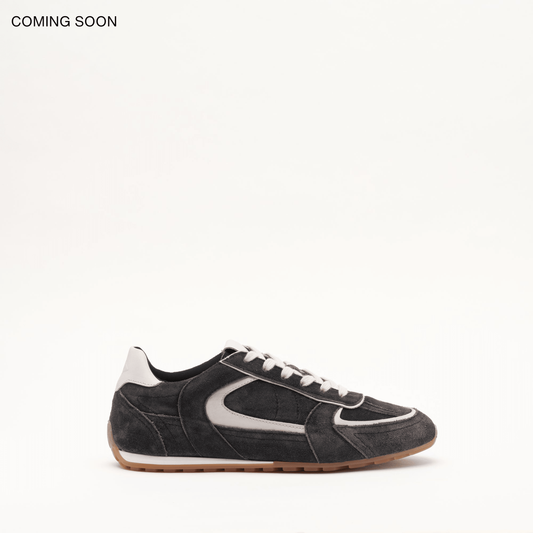 MALLET Acton Women's Black Suede Sneakers