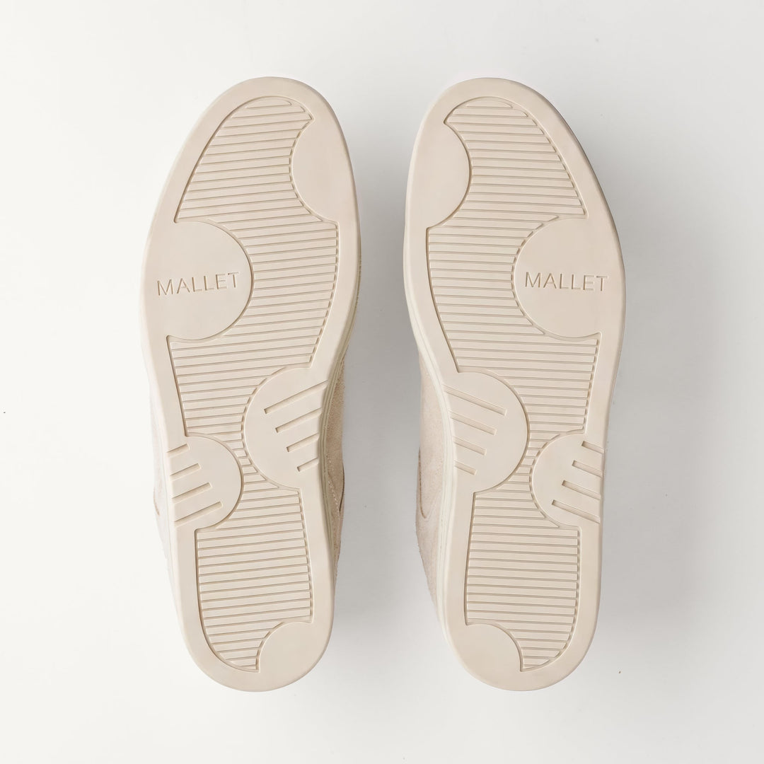 MALLET Kingsbury Women's Taupe Suede Sneakers