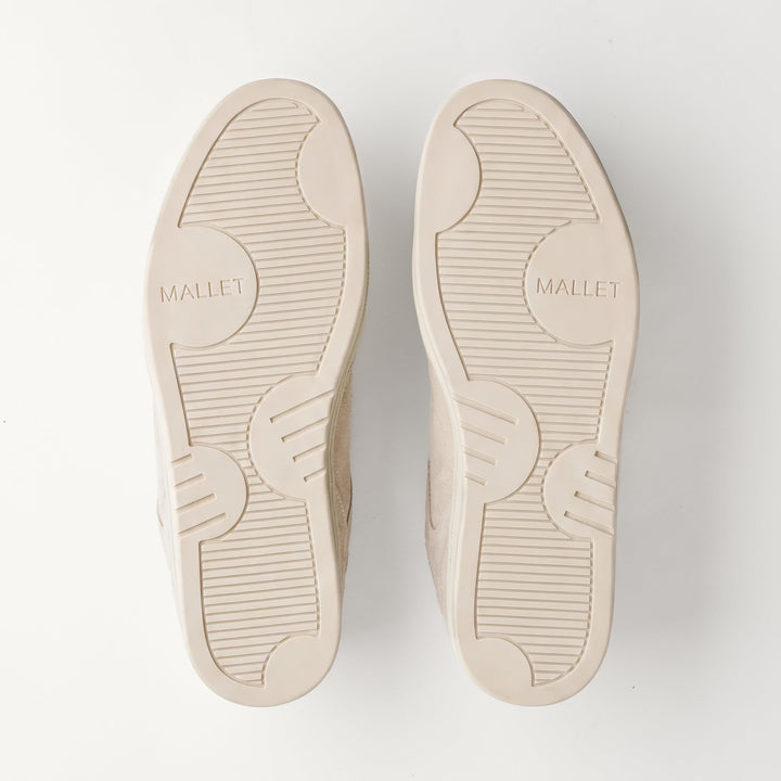 MALLET Kingsbury Women's Taupe Suede Sneakers