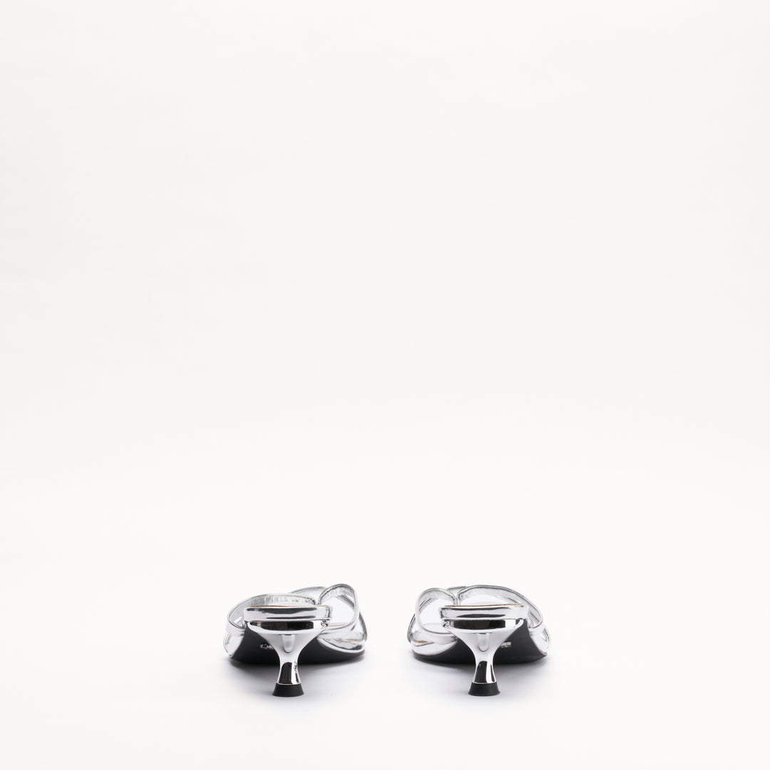 Elisa Metallic Silber Damen
