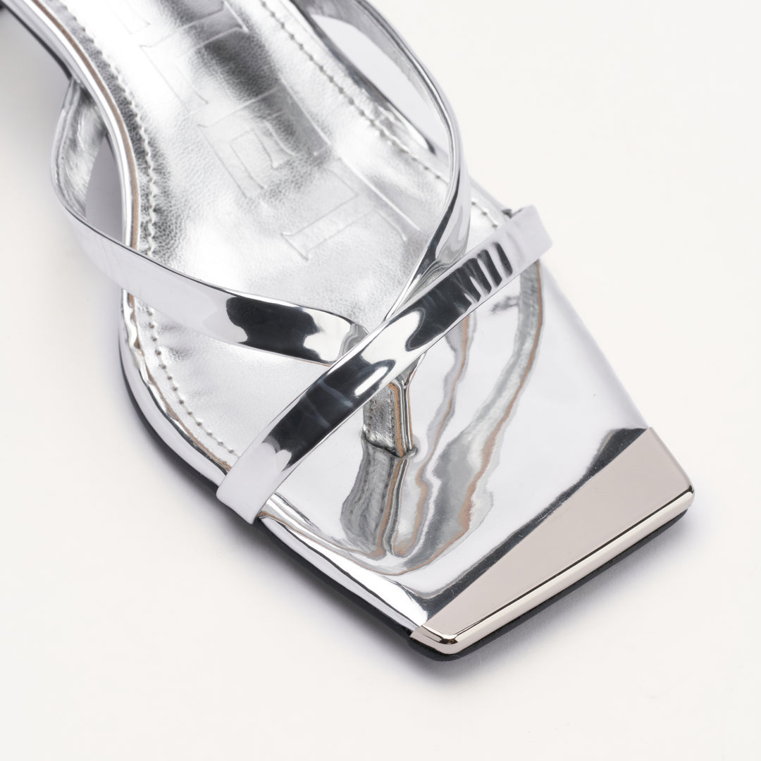 Elisa Metallic Silber Damen