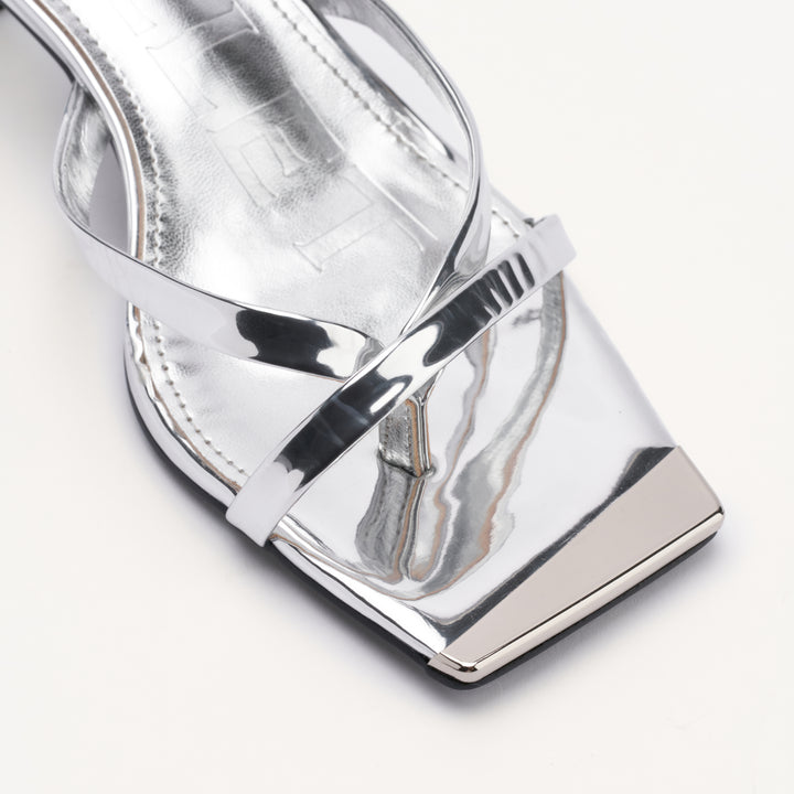 Elisa Metallic Silber Damen