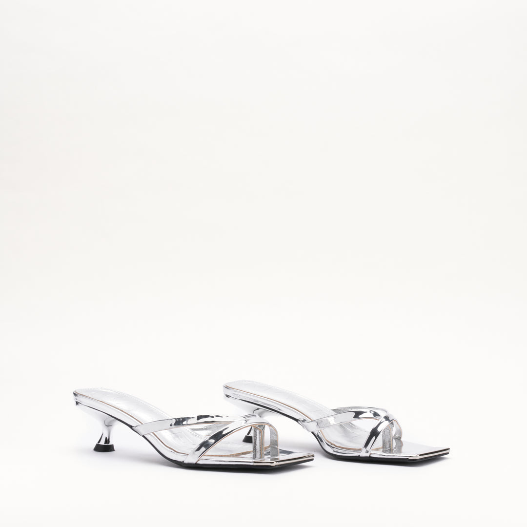 Elisa Metallic Silber Damen