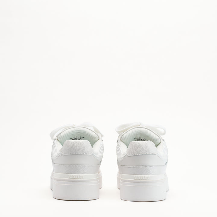 MALLET Fenchurch Men's White Leather Sneakers