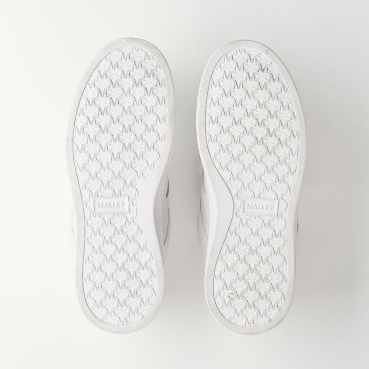 MALLET Fenchurch Men's White Leather Sneakers