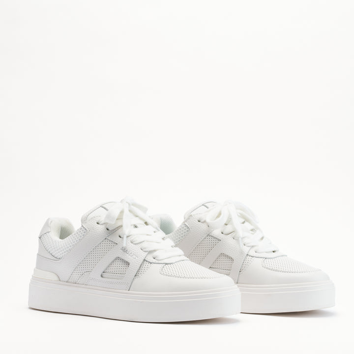 MALLET Fenchurch Men's White Leather Sneakers