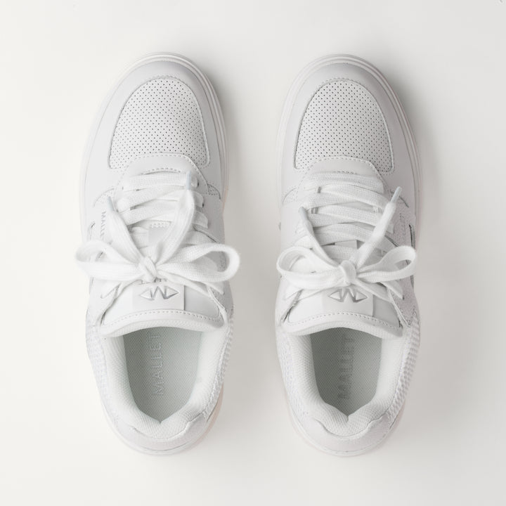 MALLET Fenchurch Men's White Leather Sneakers