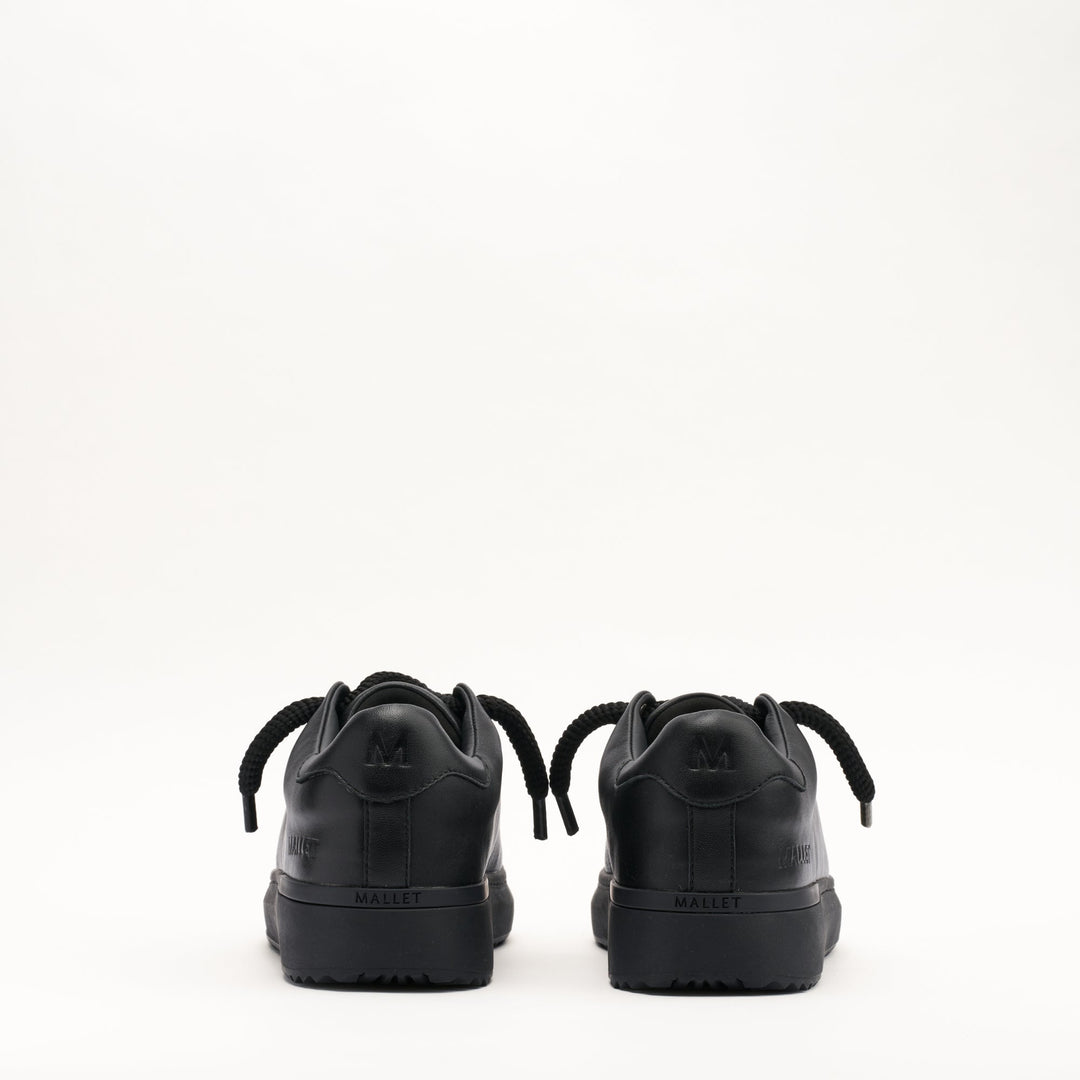 MALLET GRFTR Lite Men's Black Soft Leather Sneakers
