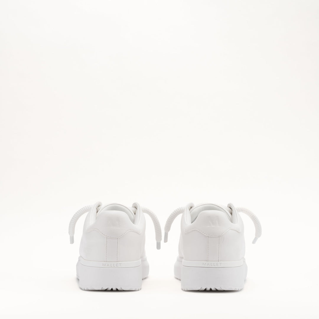 MALLET GRFTR Lite Men's White Soft Leather Sneakers