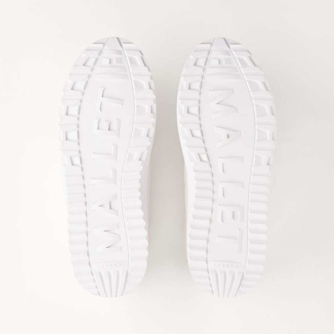 MALLET GRFTR Lite Men's White Soft Leather Sneakers