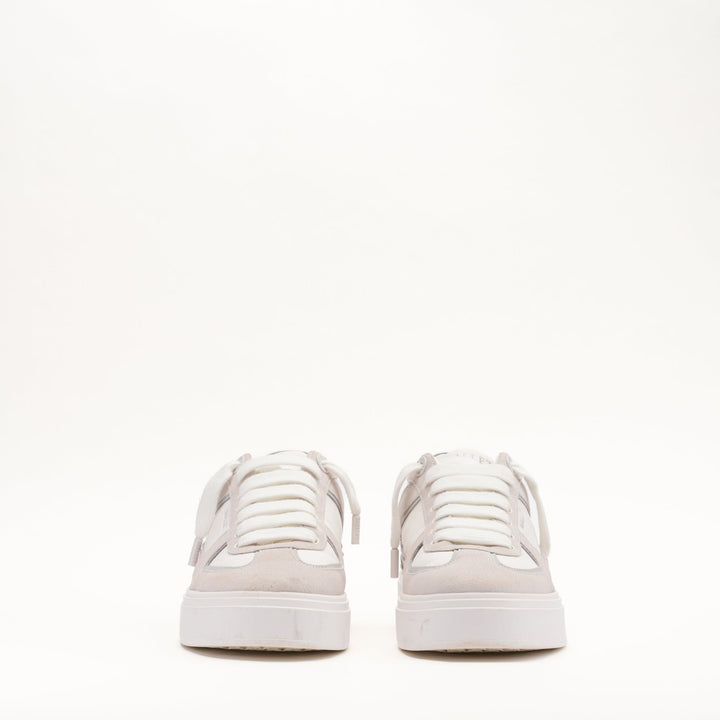 MALLET Kingsbury Men's White Grey Leather Sneakers