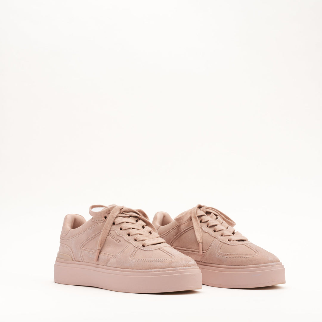 MALLET Kingsbury Women's Pink Suede Sneakers