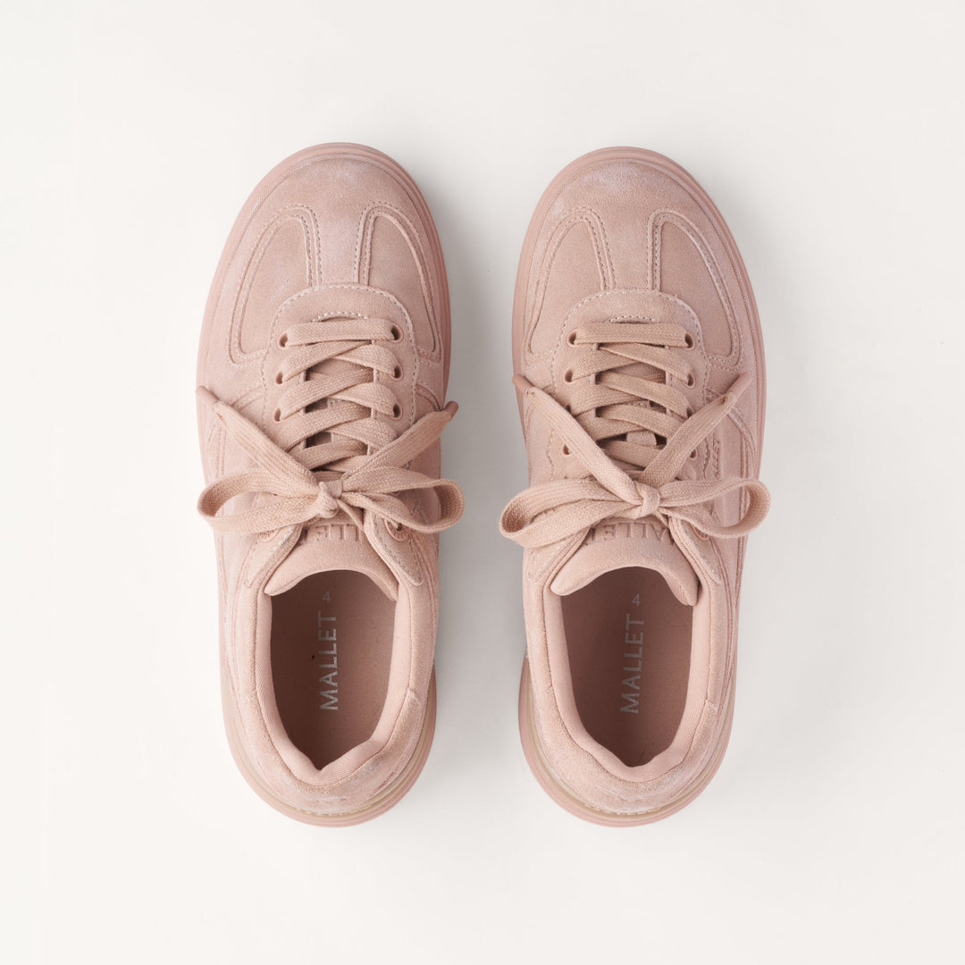 MALLET Kingsbury Women's Pink Suede Sneakers