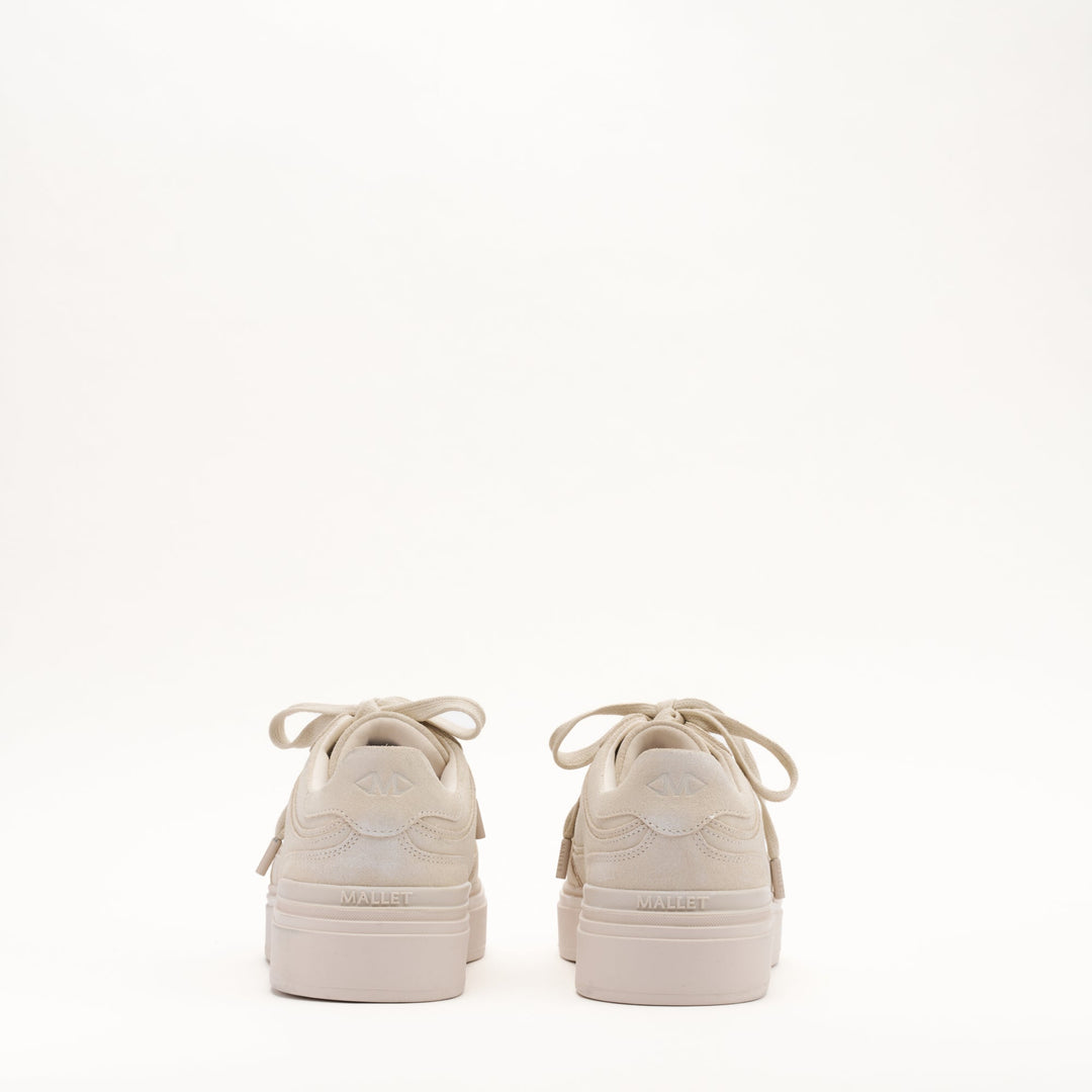 MALLET Kingsbury Women's Taupe Suede Sneakers