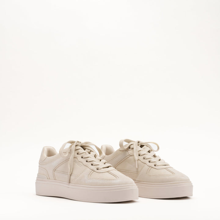 MALLET Kingsbury Women's Taupe Suede Sneakers