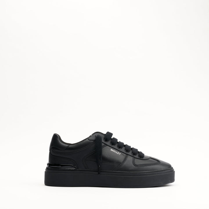 MALLET Kingsbury Men's Black Leather Sneakers
