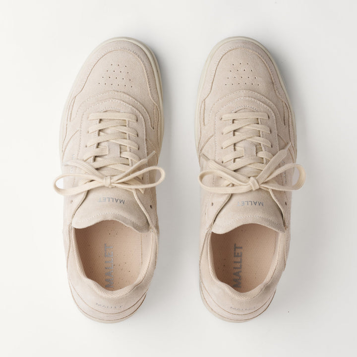MALLET Kingsbury Women's Taupe Suede Sneakers