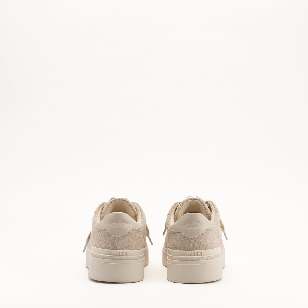 MALLET Lansbury Women's Beige Suede Sneakers