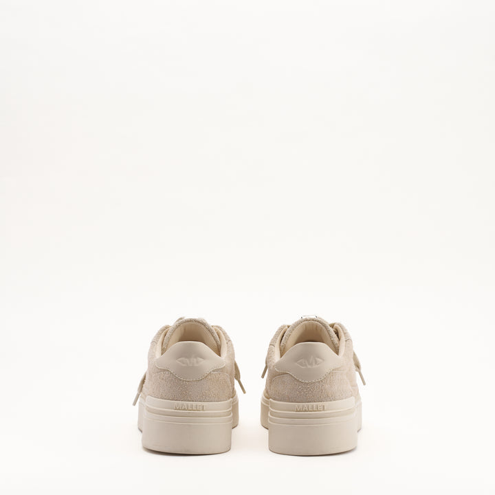 MALLET Lansbury Women's Beige Suede Sneakers
