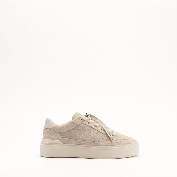 MALLET Lansbury Women's Beige Suede Sneakers