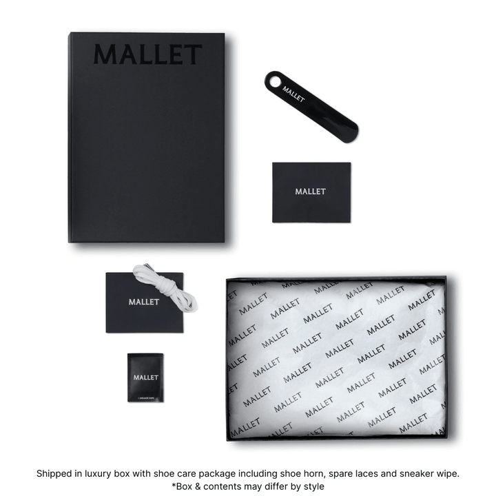 Mallet London Shoebox Contents