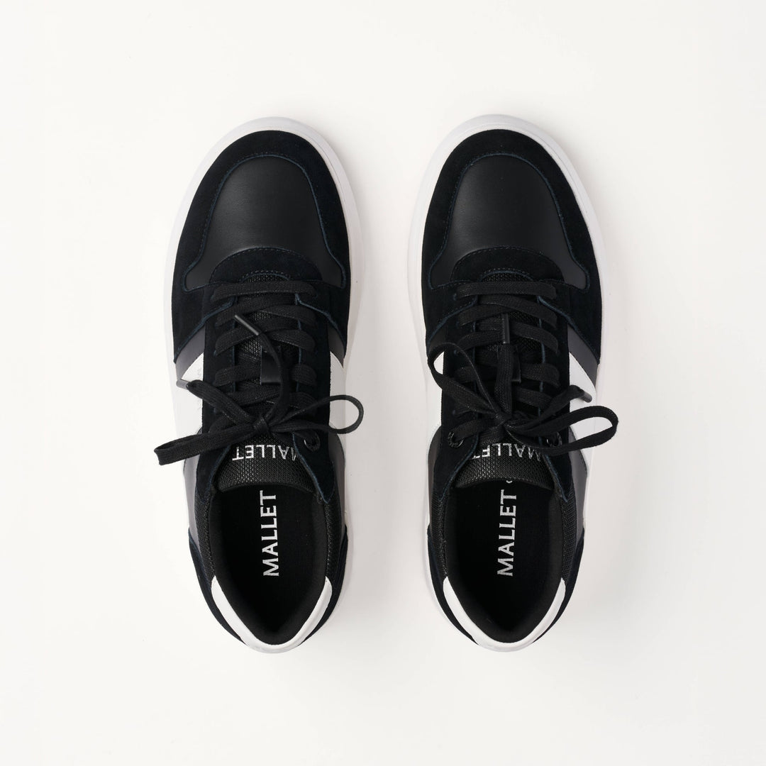 Mallet Hoxton Lite Black White - Sole View
