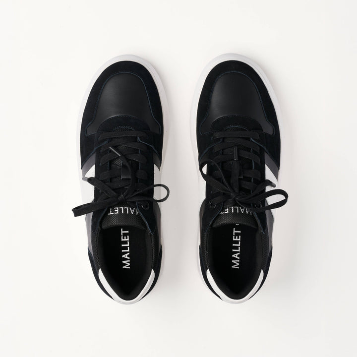Mallet Hoxton Lite Black White - Sole View