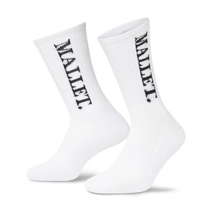 Mallet Socks White