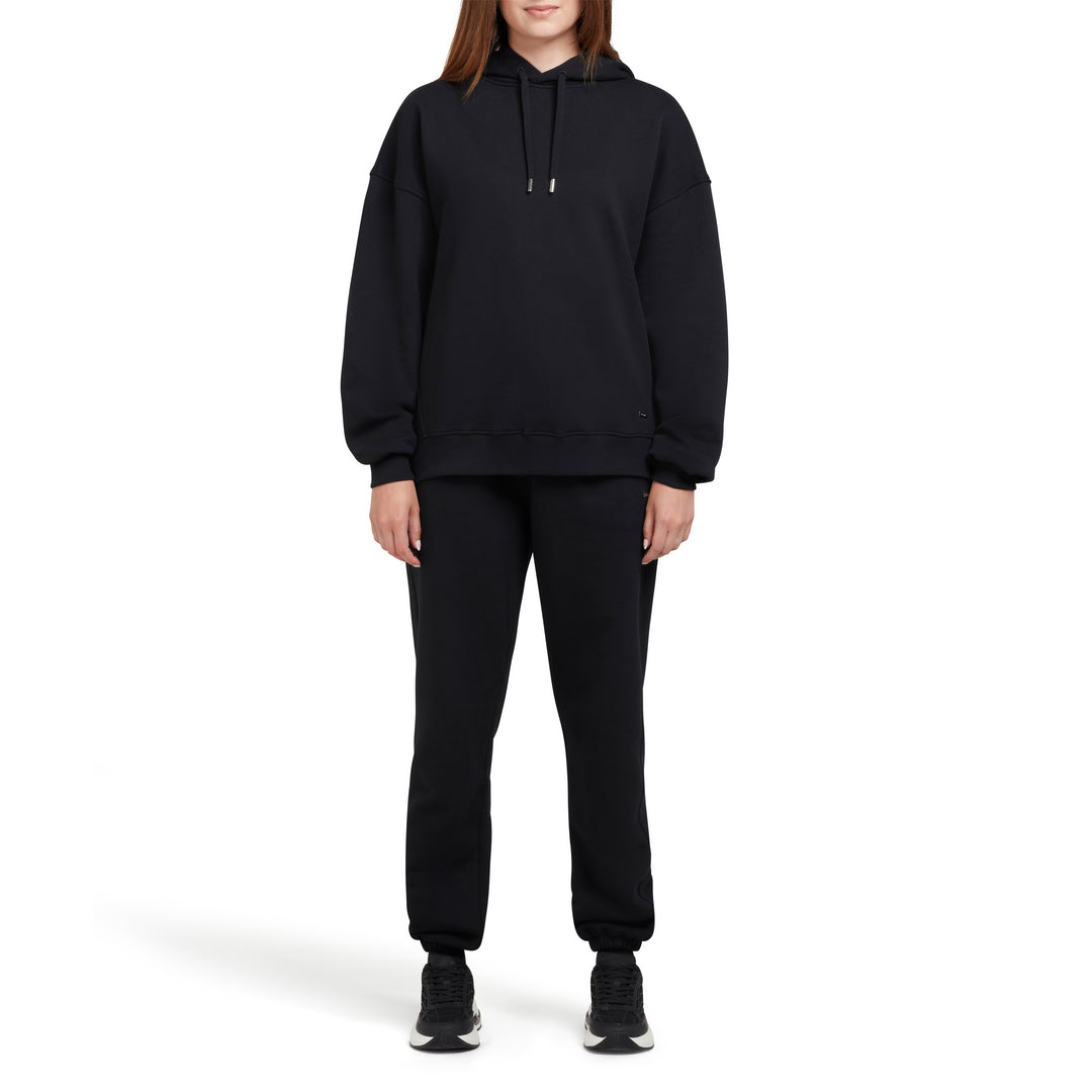 Loopback Hoodie Black Organic