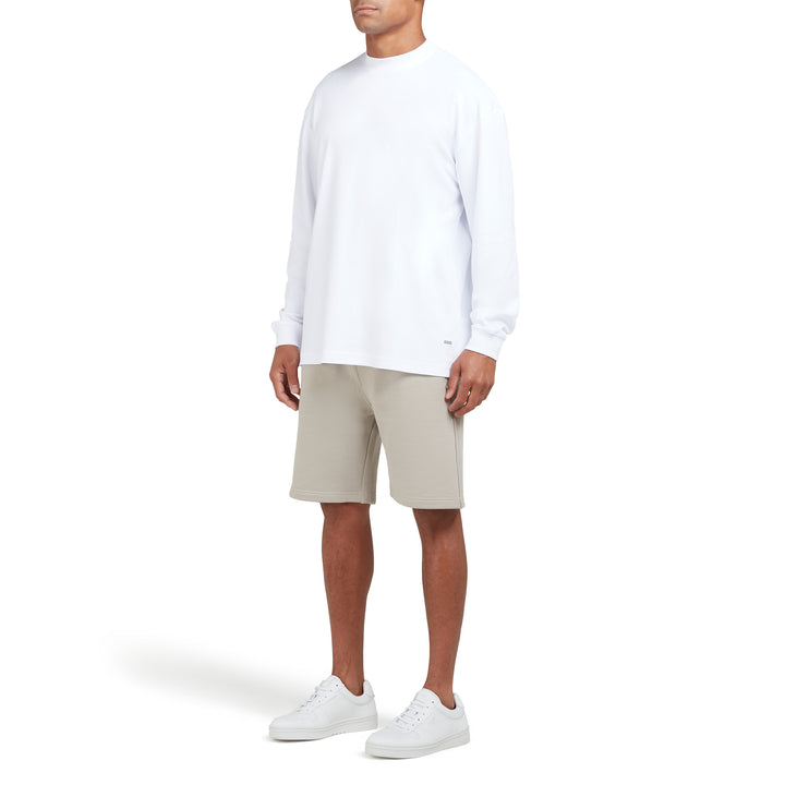 Long Sleeve Interlock Tee White Organic