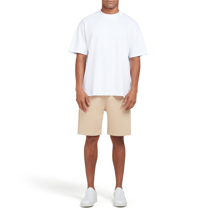 Loopback-Shorts Sand Organic