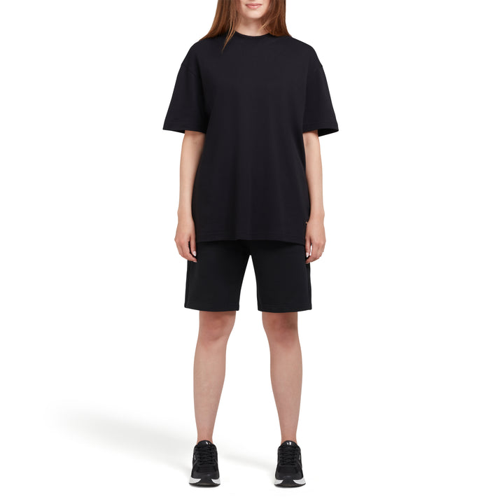 Short Sleeve Interlock Tee Black Organic