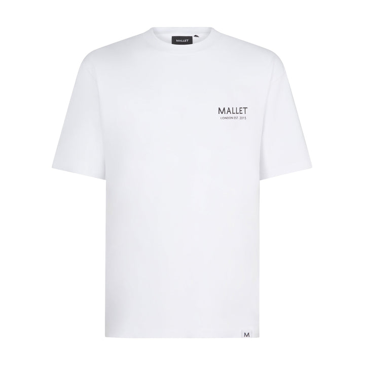 Strobe Tee White Black Organic