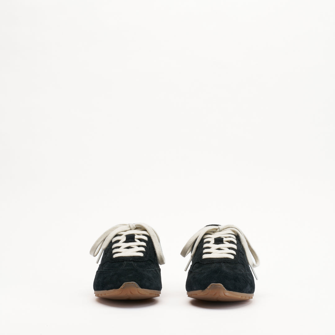 MALLET Penn Women's Black Suede Sneakers