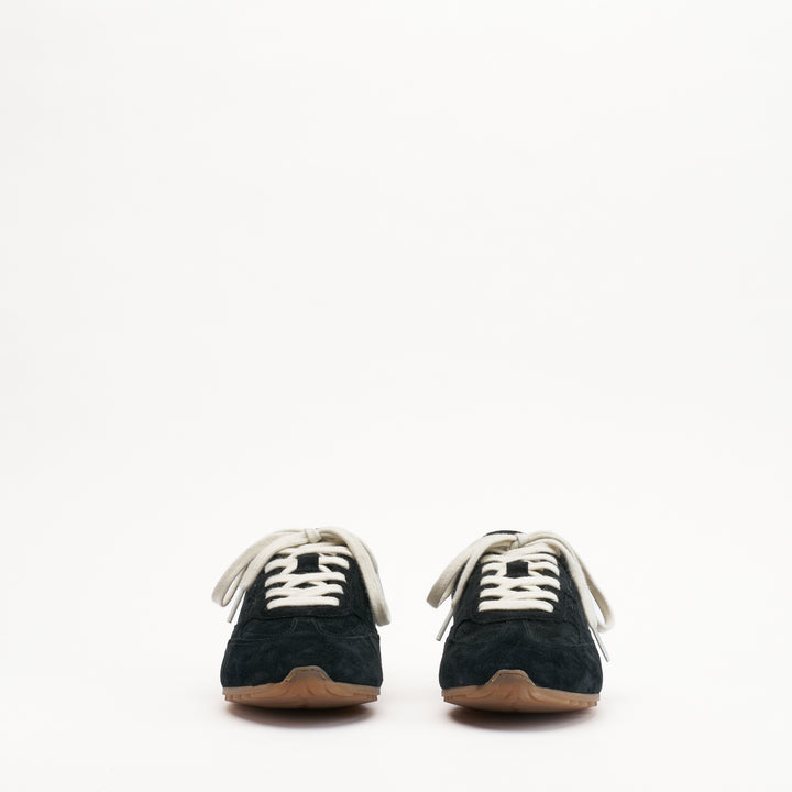 MALLET Penn Women's Black Suede Sneakers