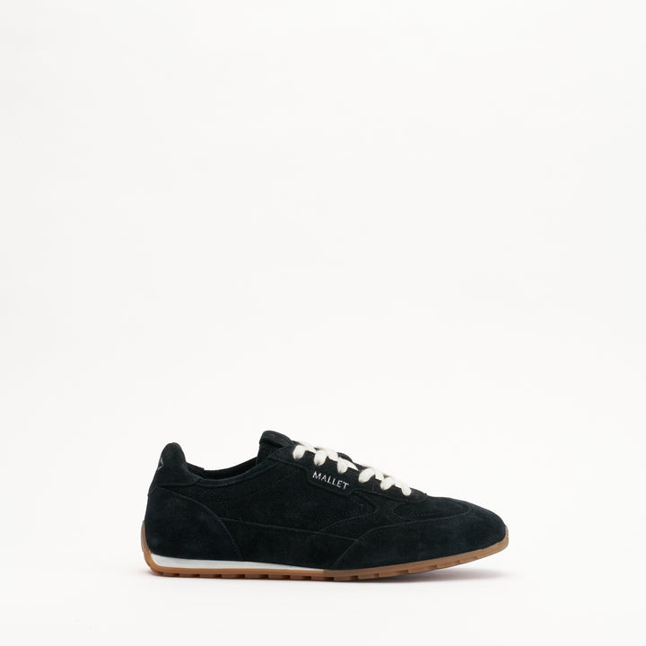 MALLET Penn Women's Black Suede Sneakers