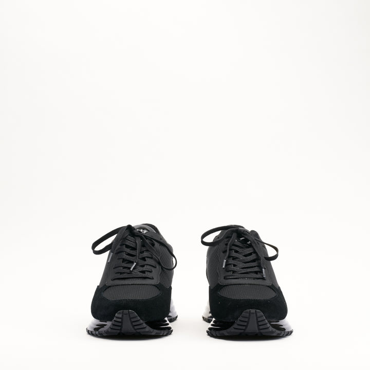 MALLET Popham Gas Essential Men's Black Leather Sneakers