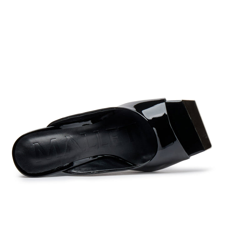 Amber Black Patent Womens